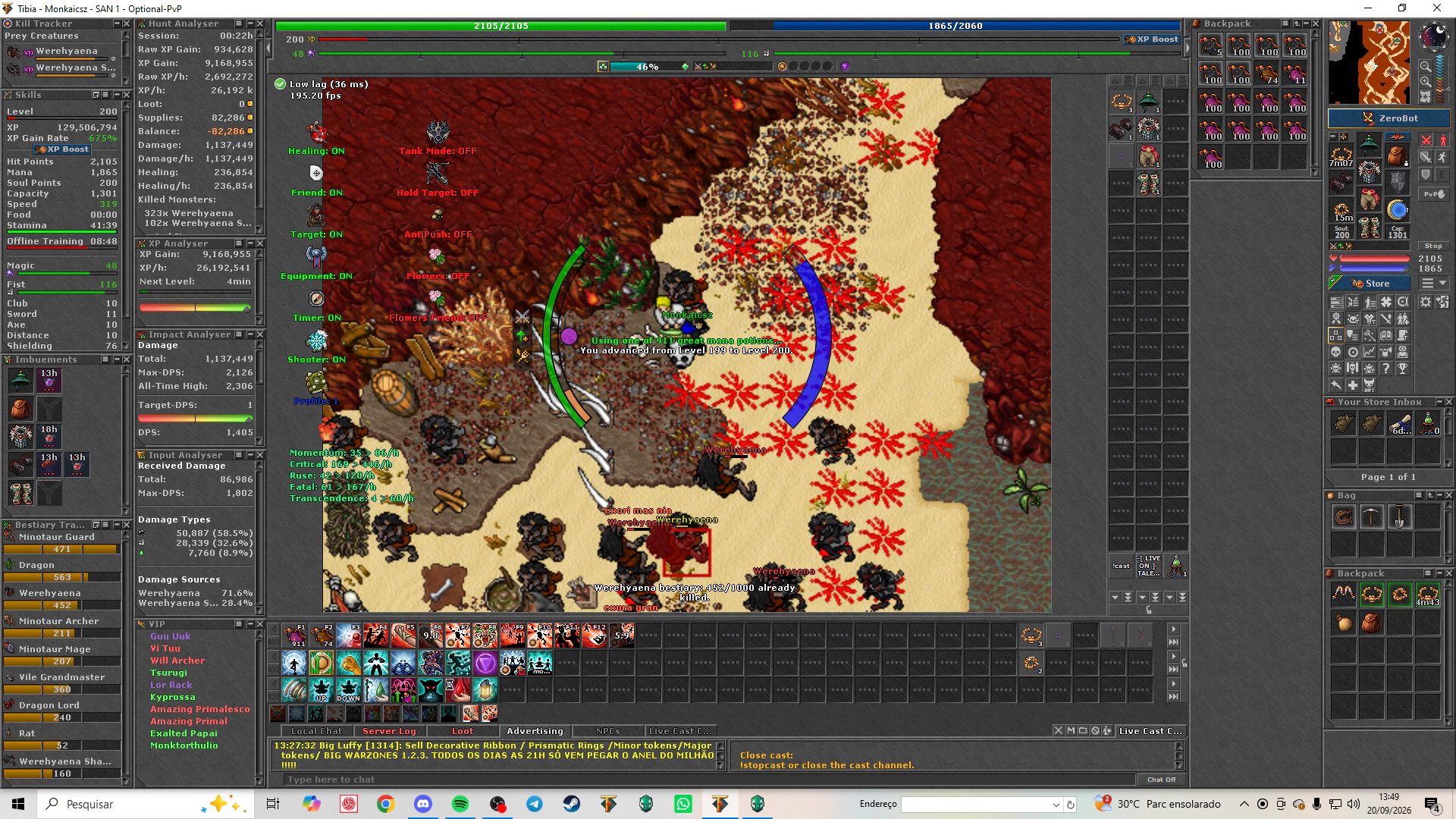Levelzin 200 ! rsrs